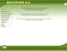 Tablet Screenshot of multipleks.dk
